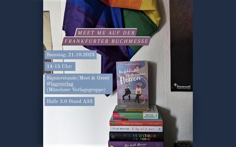 SIGNIERSTUNDE: Meet me auf der Frankfurter Buchmesse 2023 🌈